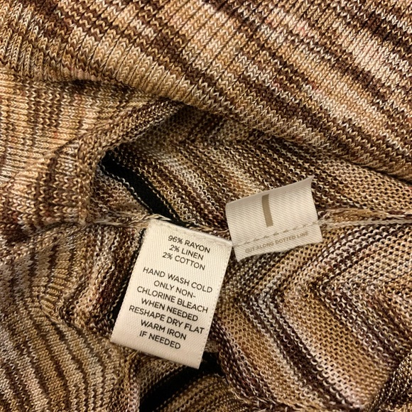 Ann Taylor LOFT Brown Striped Sweater - Picture 5 of 8